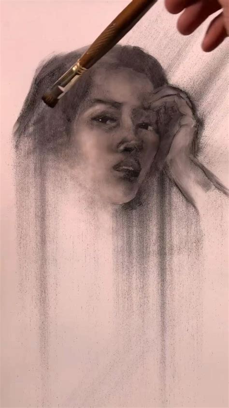 Drawing Charcoal Portrait Sketch Art Skills Draw Paint Painting Artist