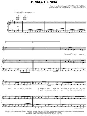 "Prima Donna" Sheet Music - 1 Arrangement Available Instantly - Musicnotes