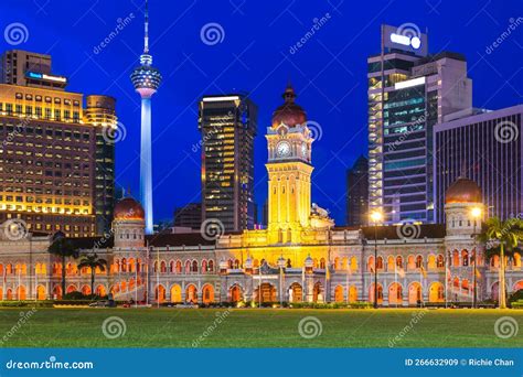 Sultan Abdul Samad Building At Dataran Merdeka In Kuala Lumpur Stock