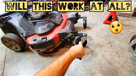 Installing Caster Wheels On Toro Timemaster 30 Mower Youtube