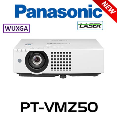 Panasonic PT VMZ50 5 000 Lumens WUXGA Portable Laser Projector Tech