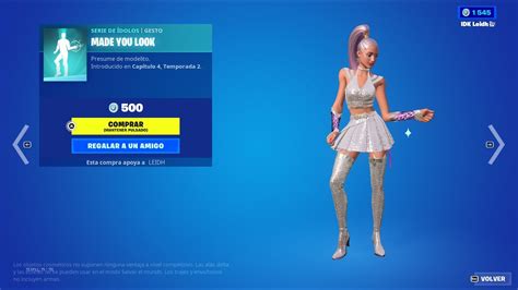 Nuevo Baile Made You Look Nueva Tienda Fortnite Hoy De Abril