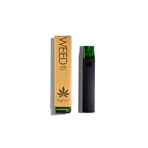 Puff WEED 15 THCP 80 H4CBD VAZEGREEN nouvelle façon de vapoter