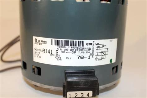 Ge Blower Motor Kcp Lgr S Hp Rpm V Hz Ph Chicago