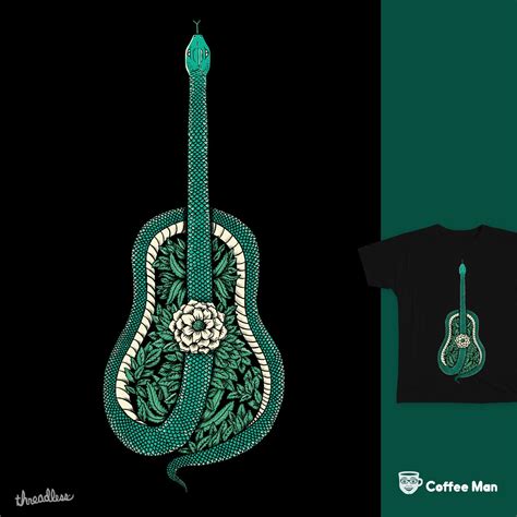 Score Snake Guitar By Coffeeman On Threadless
