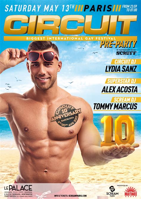 Paris Party Gay Matinee Group Circuit France Circuit Festival