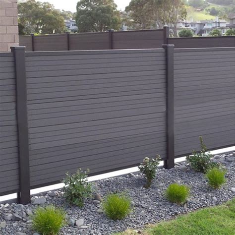 Outdoor Fireproof Co Extrusion Wpc Composite Wall Cladding Wpc Fence