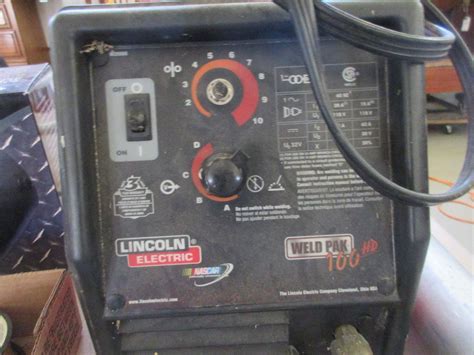 Lincoln Electric Weld Pak 100 Hd Wire Feed Welder Manual Tips Wire Helmet We Will Throw In Some