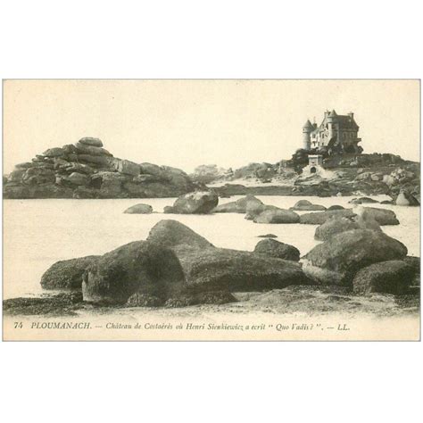 carte postale ancienne 22 PLOUMANACH Château de Costaérès Cartes