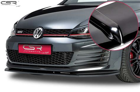 Prelungire Bara Fata Lip Spoiler VW Golf 7 GTI GTD Ab 04 2013 CSR