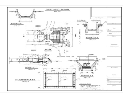 43 Desain Pintu Air Dwg Konsep Spesial