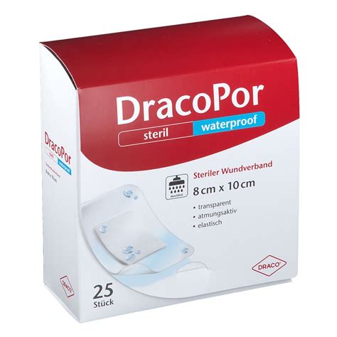 Dracopor Waterproof Wundverband Steril X Cm St Shop Apotheke