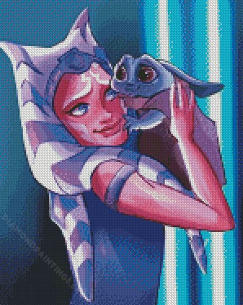 Aesthetic Ahsoka And Baby Yoda - 5D Diamond Painting - DiamondPaintings ...