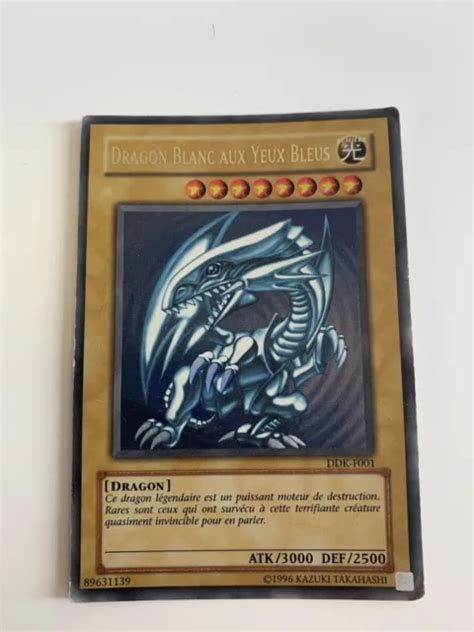 Carte Yu Gi Oh Dragon Blanc Aux Yeux Bleus Ddk F Eur Picclick Fr