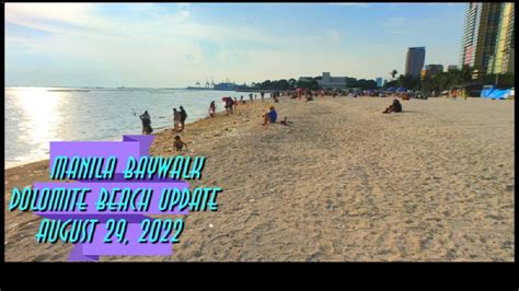 Manila Baywalk Dolomite Beach Update Youtube