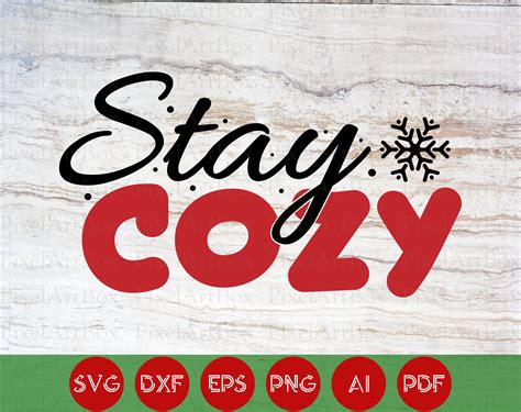 Stay Cozy Svg Cut File Uso Comercial Silueta Cricut Etsy Espa A