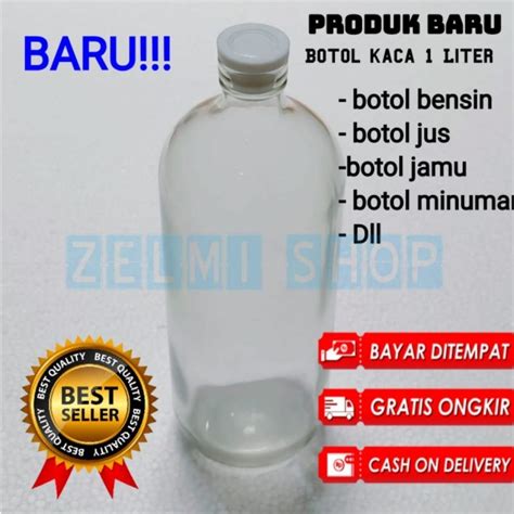 Jual Botol Kaca Liter Botol Bensin Botol Boles Botol Jamu