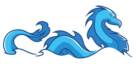 Water Dragon Mascot 14848345 Vector Art At Vecteezy