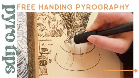 Free Hand Exercise - Pyrography Techniques - Freehand Drawing - YouTube