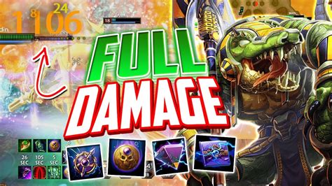 Smite FULL DAMAGE Sobek BUILD DOES BIG DAMAGE YouTube