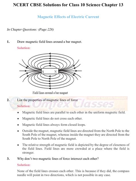 Omtex Classes K Ncert Cbse Solutions For Class Science Chapter