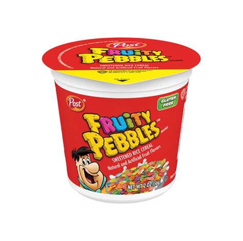 Fruity Pebbles Cereal Single Cup 56g Sugar Box