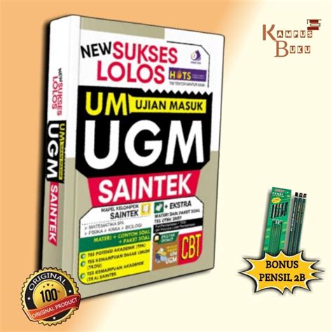 Jual Ujian Masuk Ugm Sukses Lolos Um Ugm Saintek Shopee Indonesia