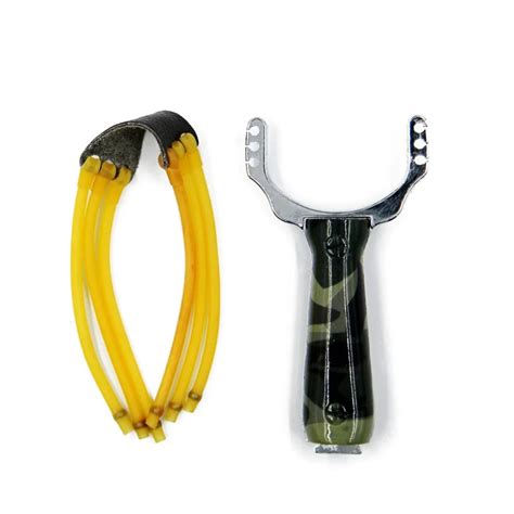 Popular Powerful Sling Shot Aluminium Alloy Slingshot Camouflage Bow