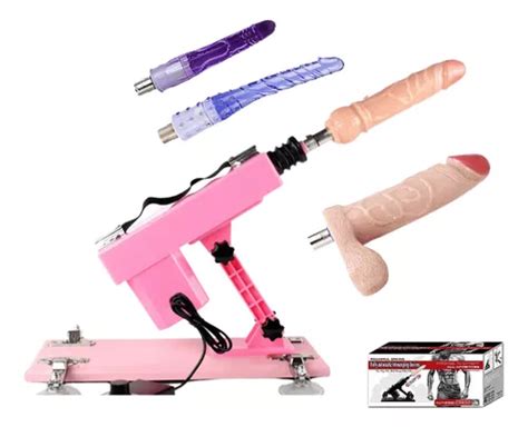Maquina Sexo Fuck Machine Rosa Fucking Masturbador Vibrador Frete Gr Tis