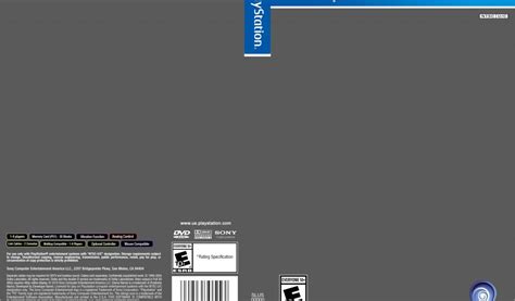 Video Game Cover Template Psone Cover Template By Etschannel On