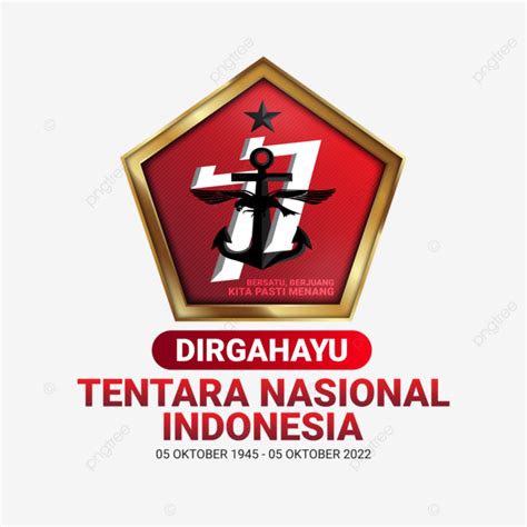 Hut Tni Tentara Nasional Indonesia Ke 77 Logo With Text Png And Vector Tni Dirgahayu