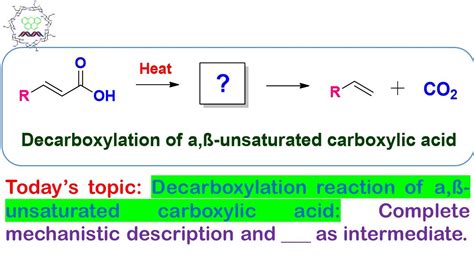 Decarboxylation Mechanism Heat