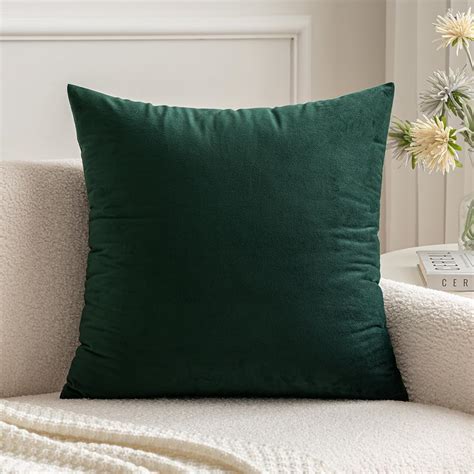 MIULEE Velvet Soft Decorative Square Throw Pillow Case Cushion Covers