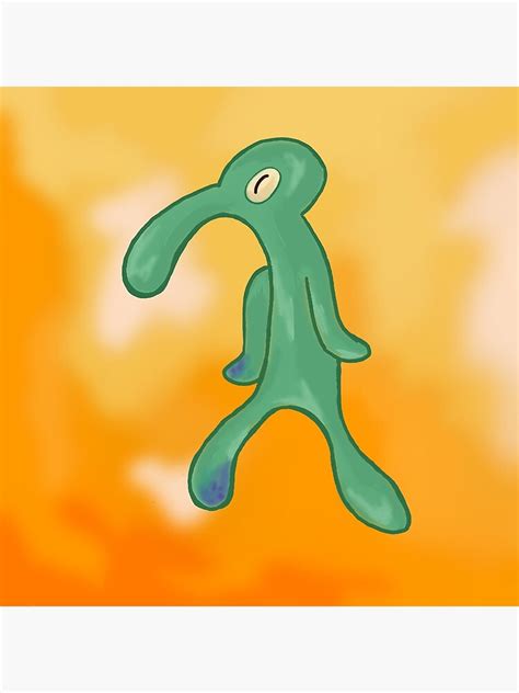 Excellent The Squidward Painting You Can Use It For Free Artxpaint