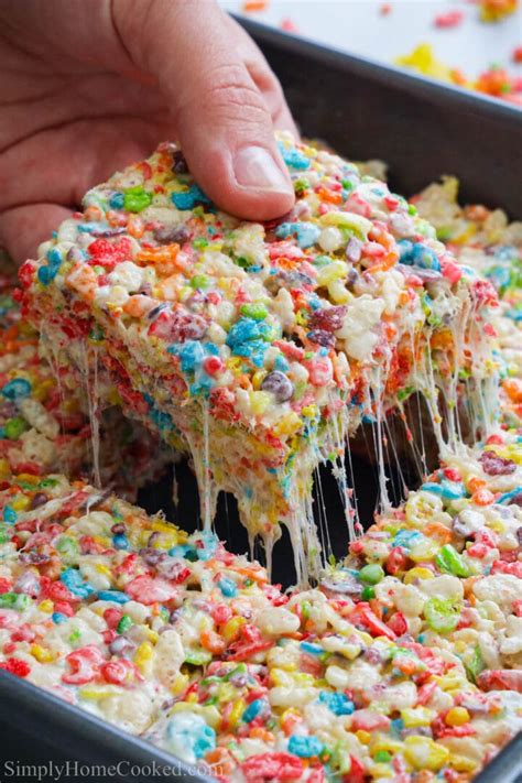 Fruity Pebbles Treats Simply Home Cooked