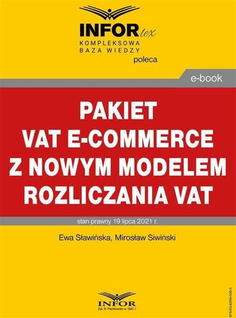 Pakiet Vat E Commerce Z Nowym Modelem Rozliczania Vat Pdf Ceny I