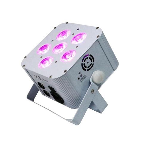 DJ Led Uplighting 6x18W RGBWA UV 6in1 Battery Wireless DMX Led Par BY