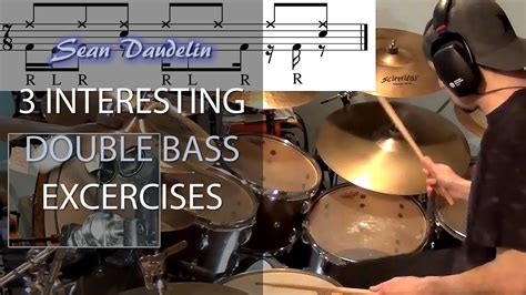 3 Interesting Double Bass Drum Exercises Drum Lesson Youtube