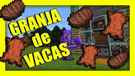 ALDEA MINECRAFT 3 COMO HACER Una GRANJA De VACAS Y CUERO En MIENCRAFT