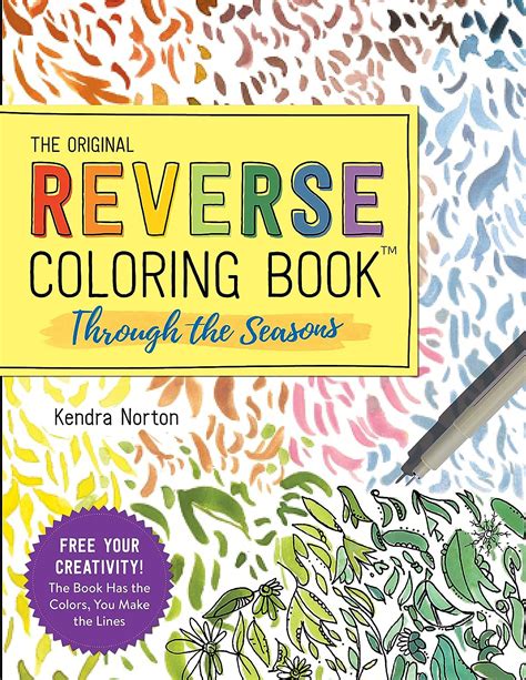 Amazon Fr The Reverse Coloring Book Through The Seasons The Book