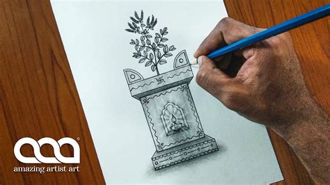 Tulsi Vivah Special Drawing How To Draw Tulsi Vivah Drawing