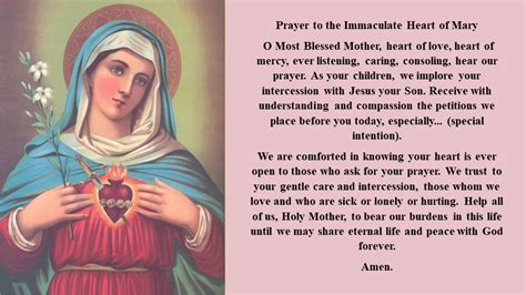 Prayer To The Immaculate Heart Of Mary Simple Catholic Living