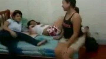 Dorm Room Lesbians Play Nude Porn