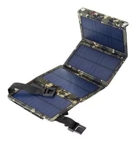 Carregador Solar 20w Painel Solar Dobrável Porta Usb nf