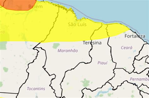 Inmet emite alerta amarelo de chuvas intensas para 139 municípios do