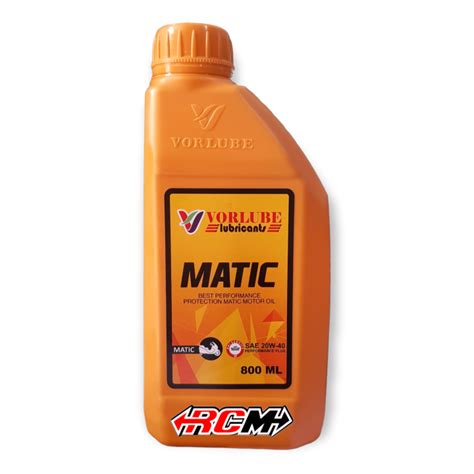 OLI OIL OLIE PELUMAS MINYAK MESIN MOTOR MATIC METIK VORLUBE SAE 20W40