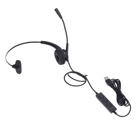 electronics Customer Service Headset Head Mounted Noise Cancelling Wired Ergonomic Call Center ...