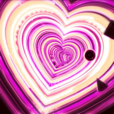 Love heart Wallpaper 4K, 3D background, Pink, Illusio