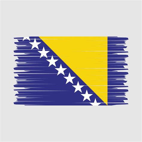 Bosnia Flag Brush Vector 21757955 Vector Art at Vecteezy