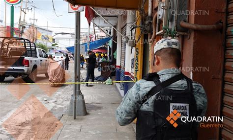 Matan de más de 20 balazos a comerciante en Centro de Acapulco